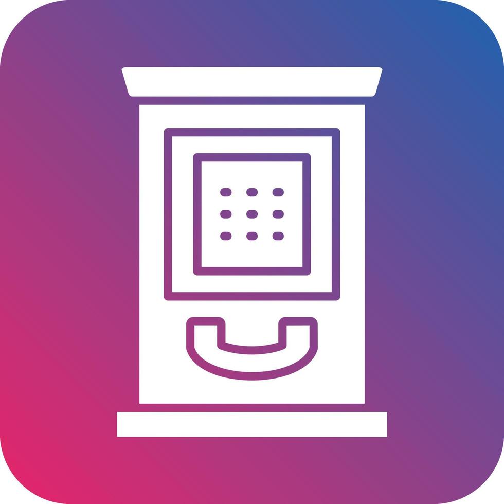 teléfono cabina icono vector diseño