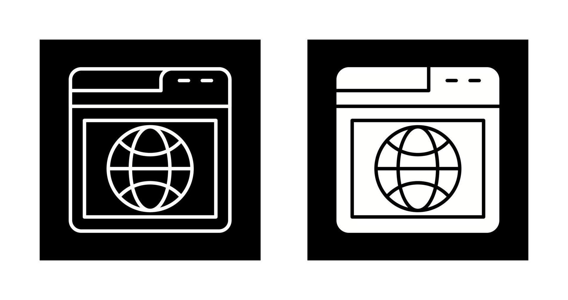 Web Browser Vector Icon