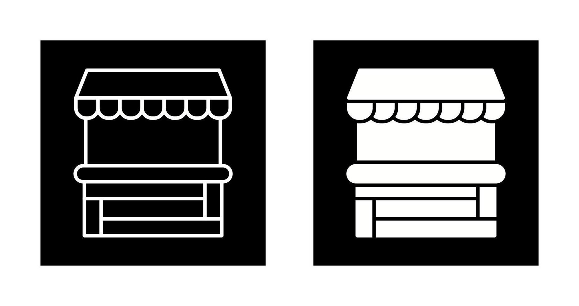 Food Stand Vector Icon