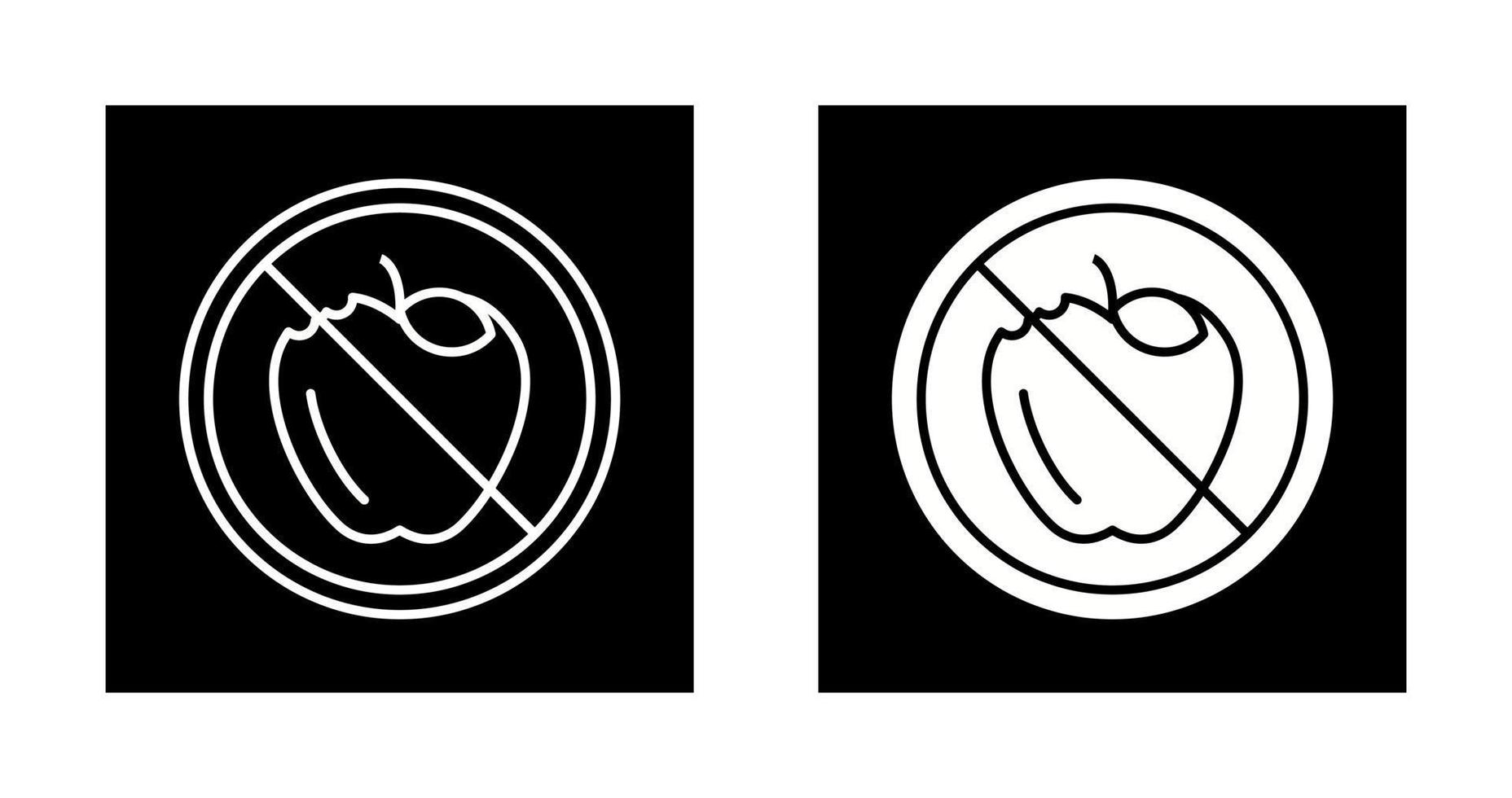 No Food Vector Icon
