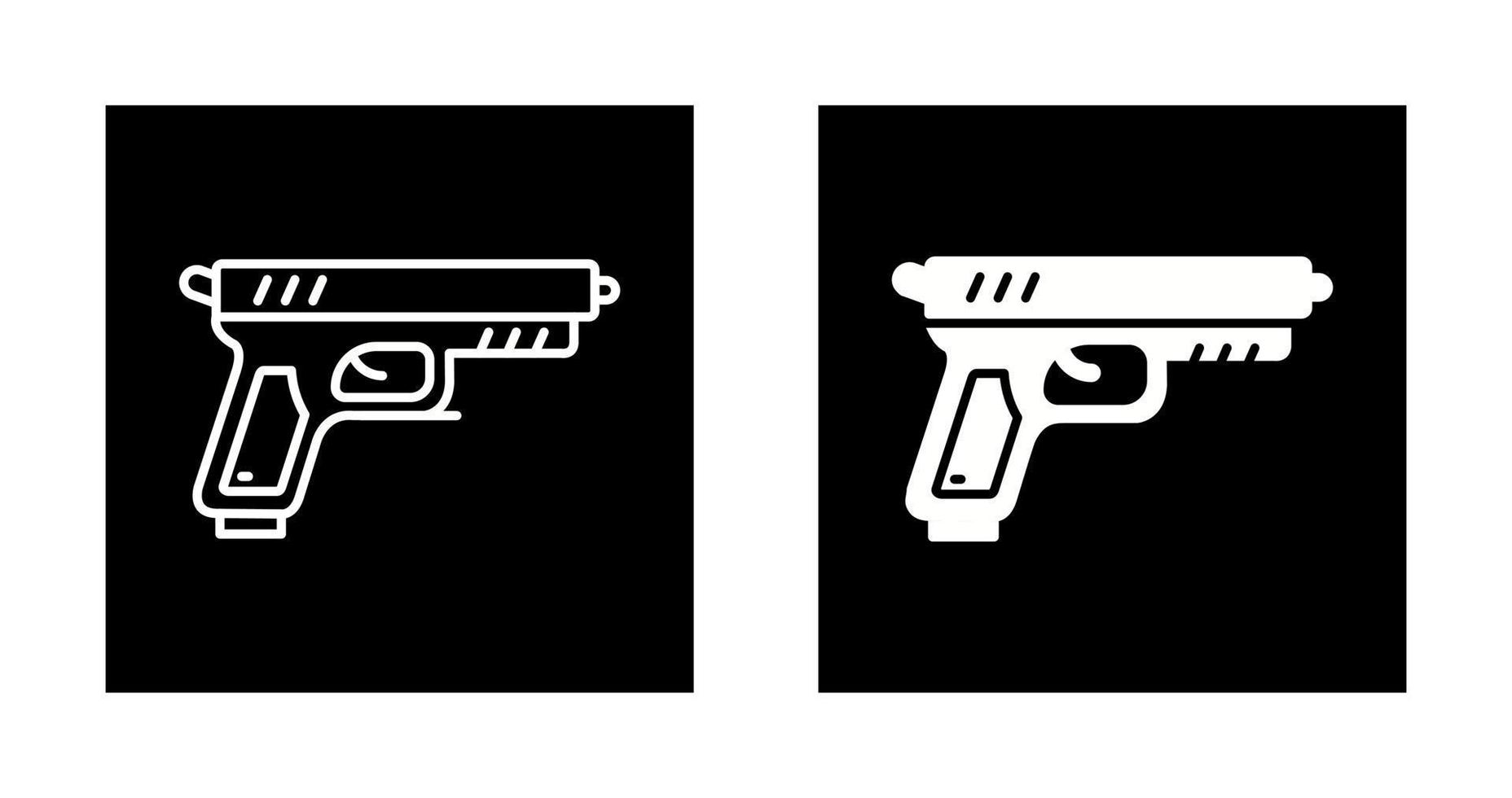 icono de vector de pistola