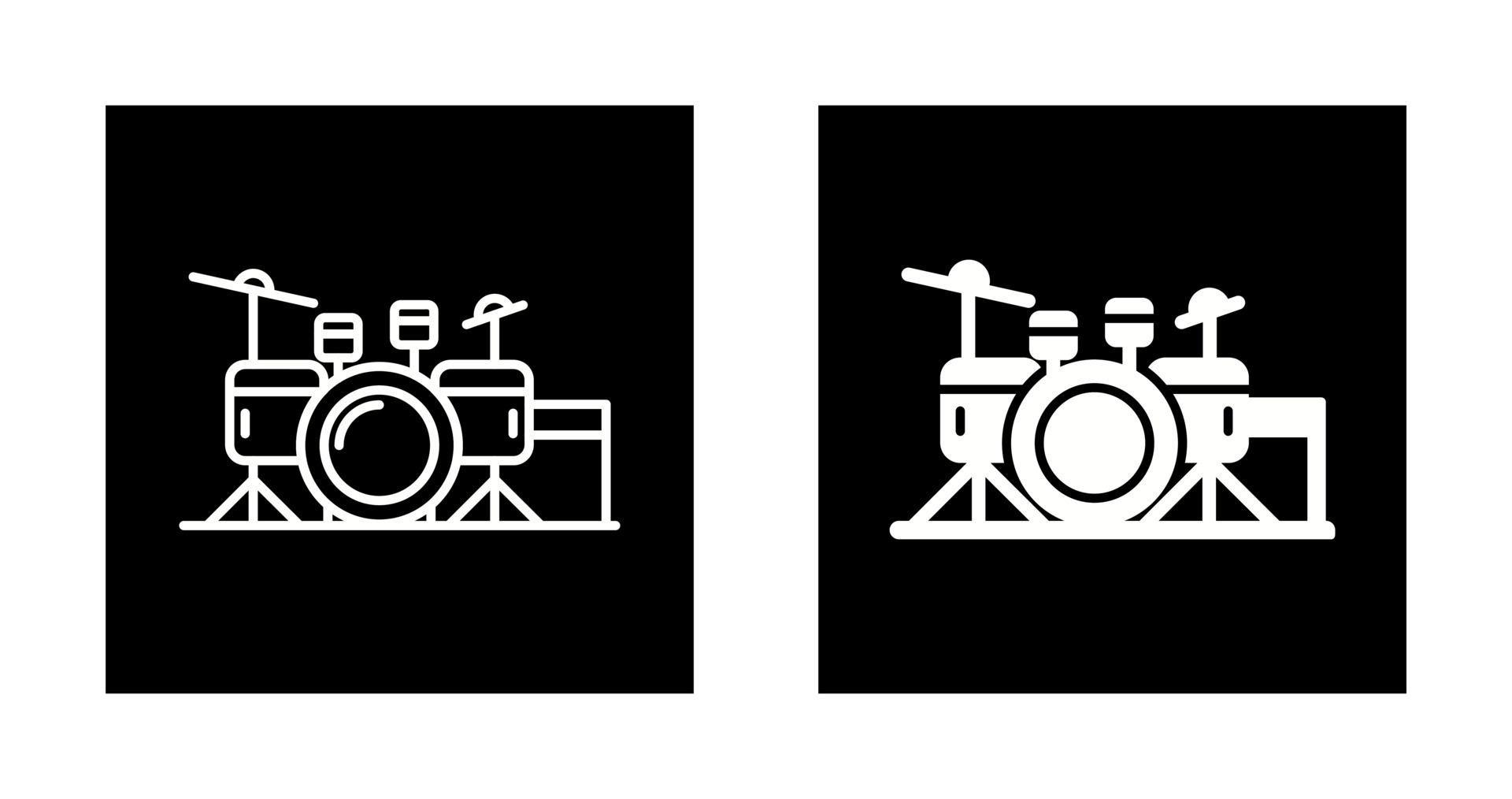 Drum Set Vector Icon 22828898 Vector Art at Vecteezy