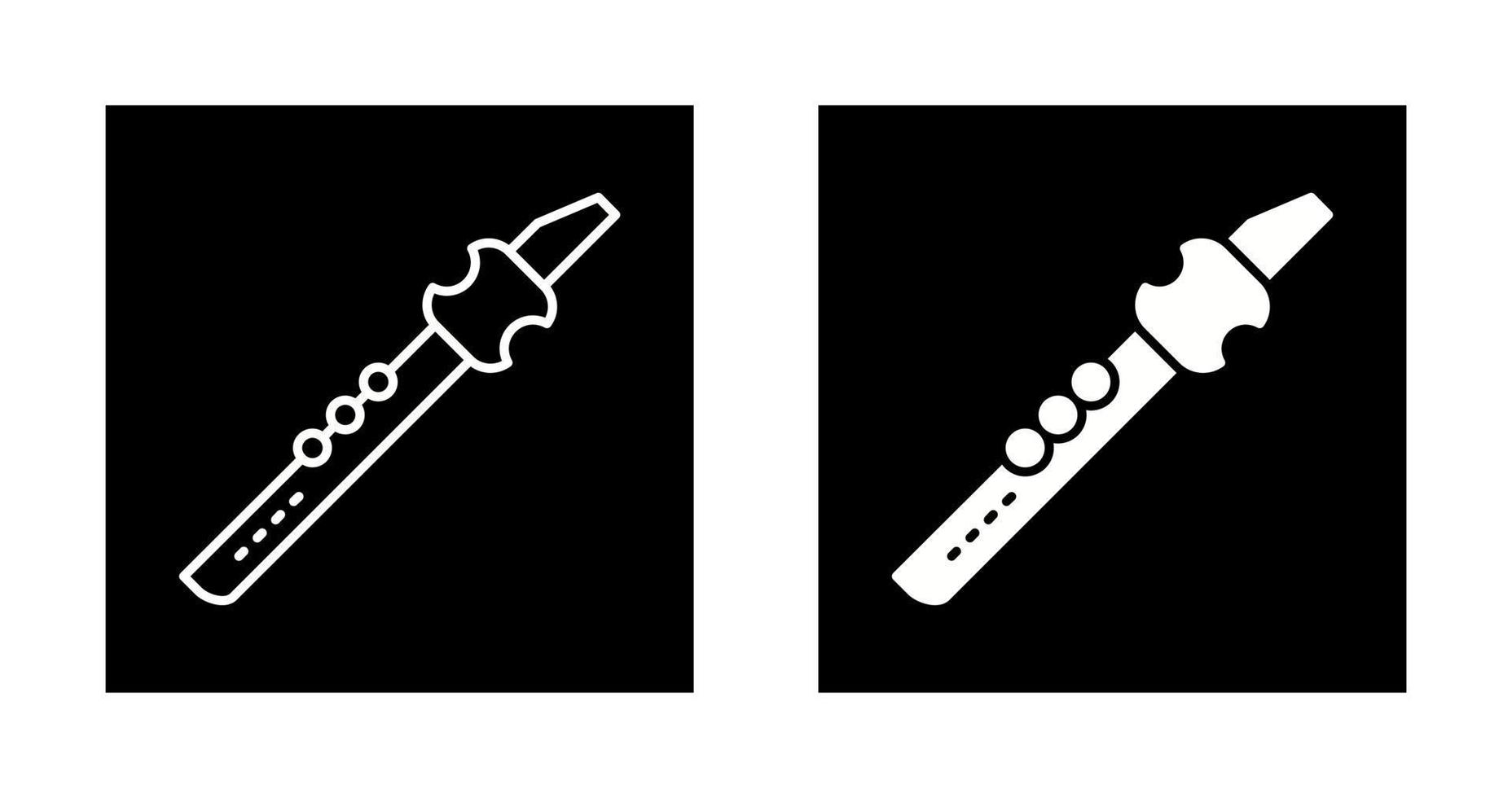 Flute Vector Icon