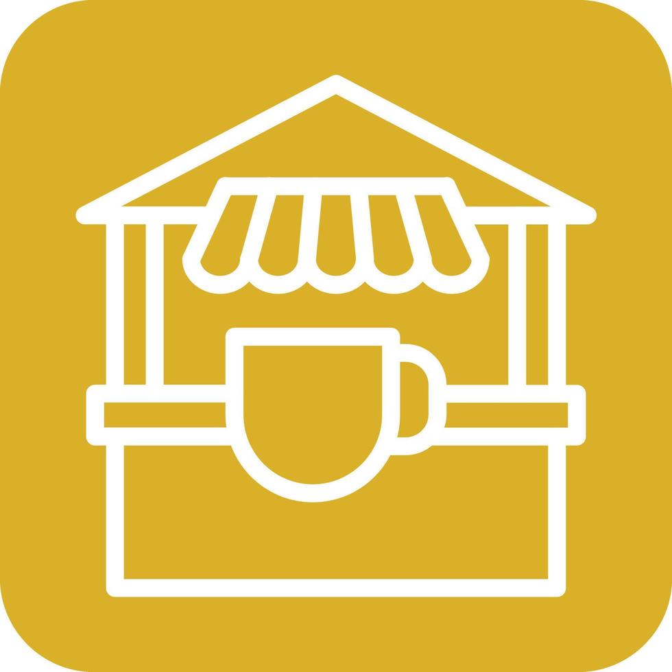 Tea Stall Icon Vector Design