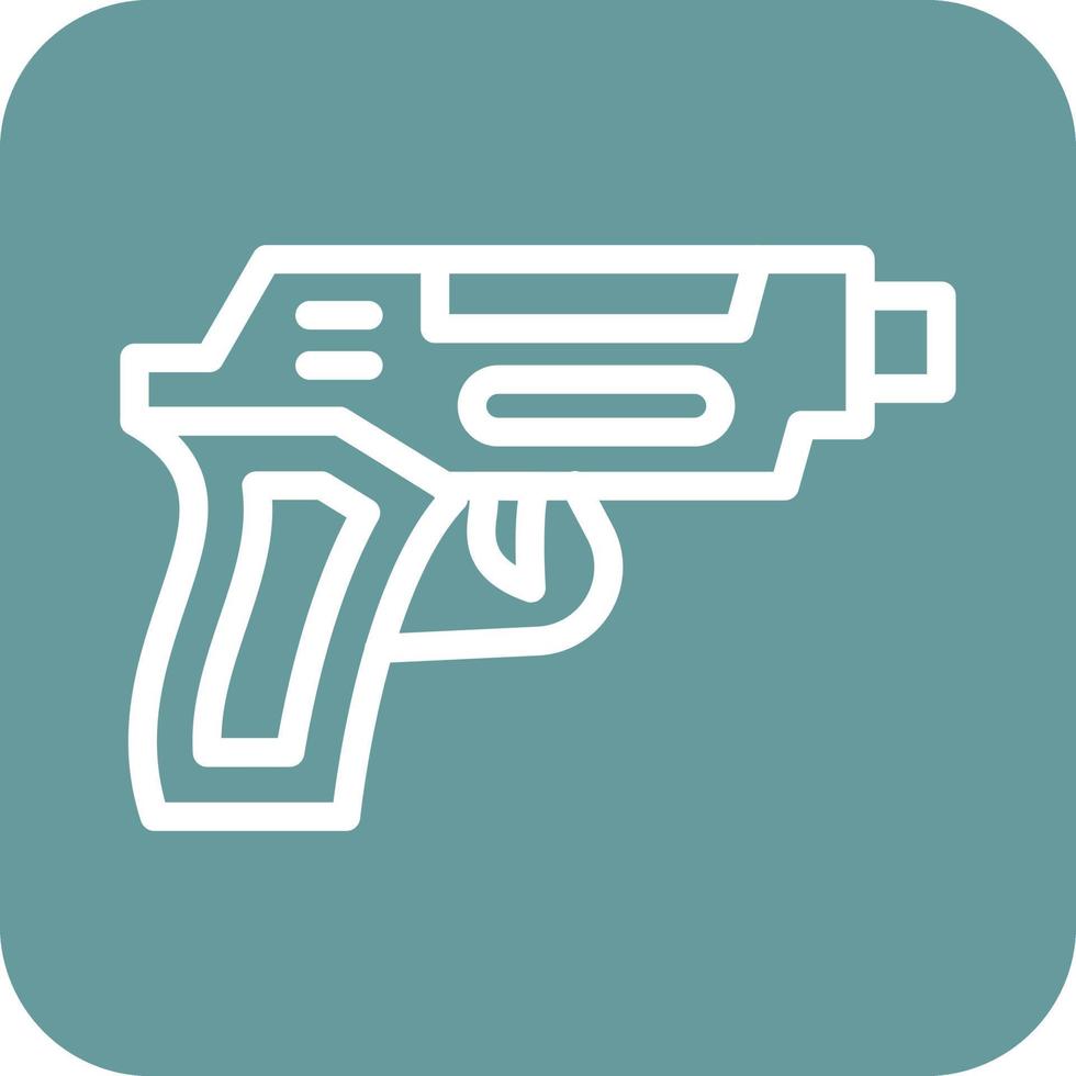 pistola icono vector diseño