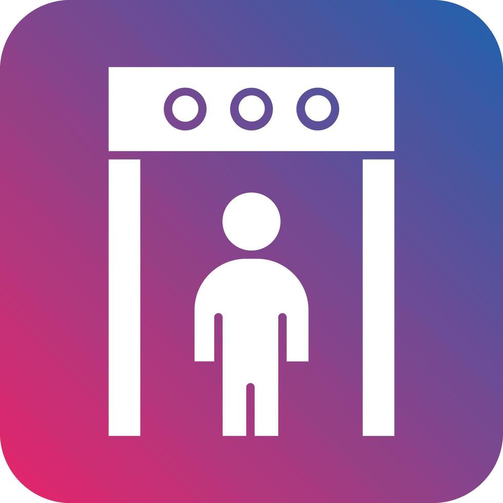 Body Scanner Icon Vector Design