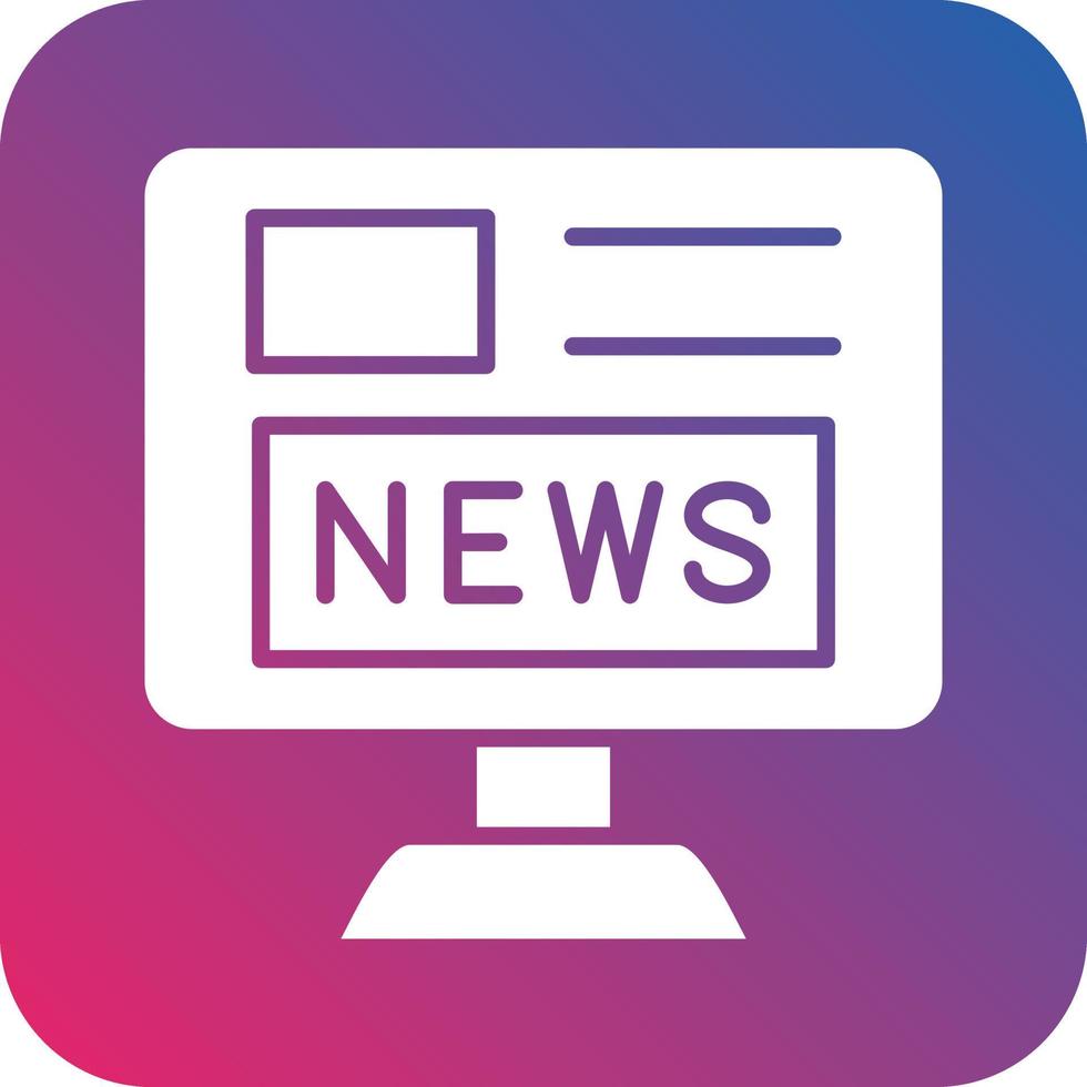 News Portal Icon Vector Design