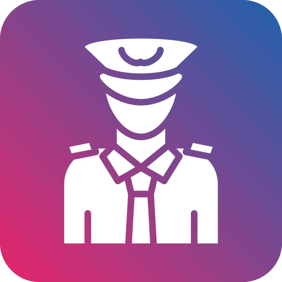 Captain Icon Vector Design