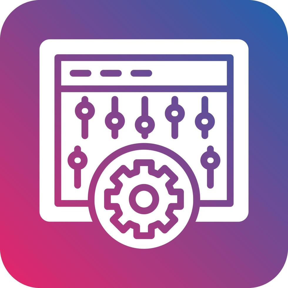 Web Maintenance Icon Vector Design