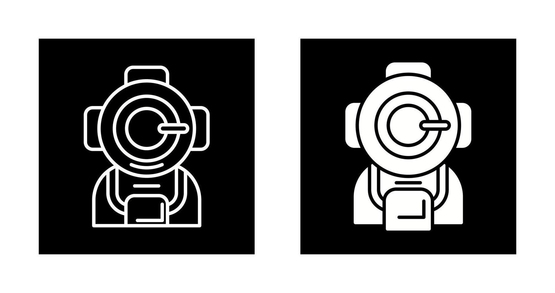 Diving Helmet Vector Icon