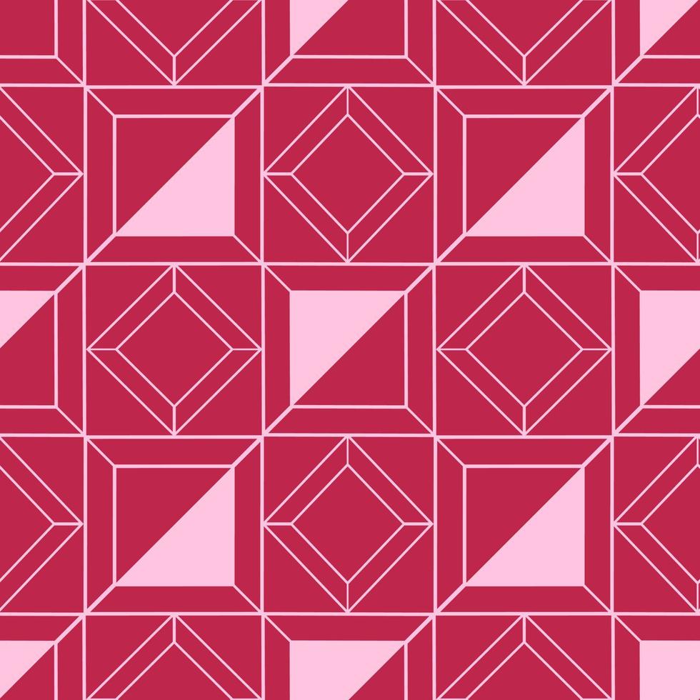 Art deco seamless pattern. Luxury geometric nouveau wallpaper, elegant classic retro ornament. Vector abstract