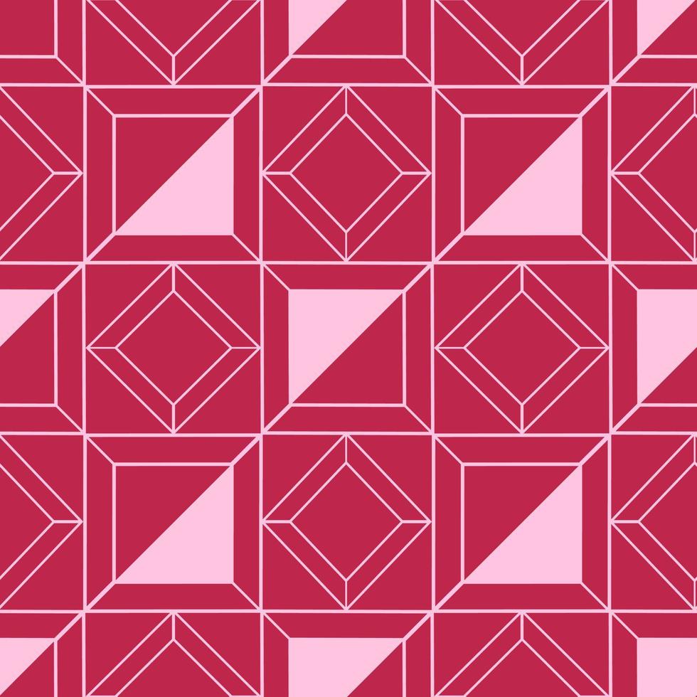 Art deco seamless pattern. Luxury geometric nouveau wallpaper, elegant classic retro ornament. Vector abstract