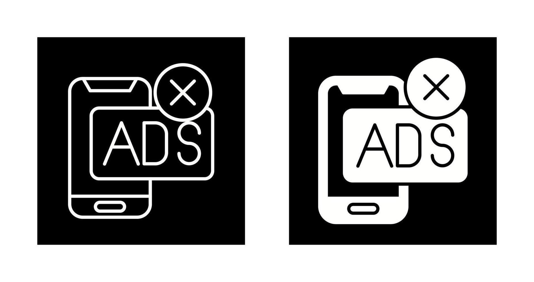 AD Block Vector Icon