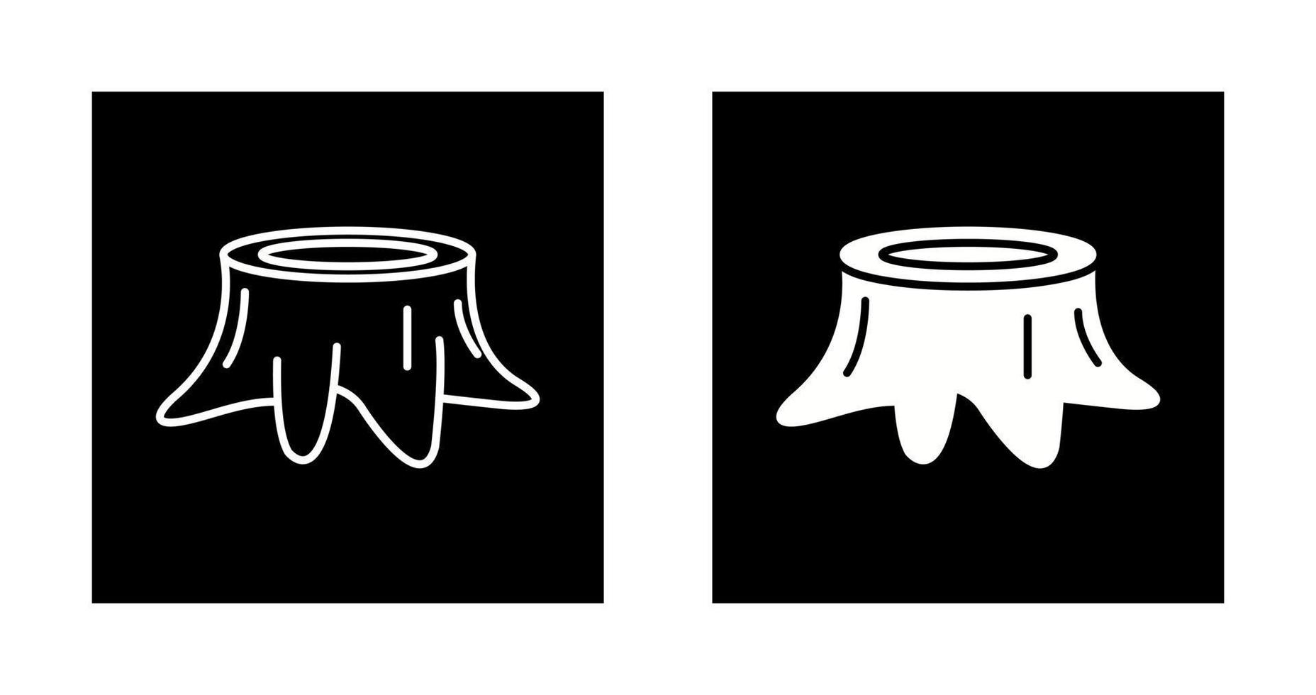 Stump Vector Icon