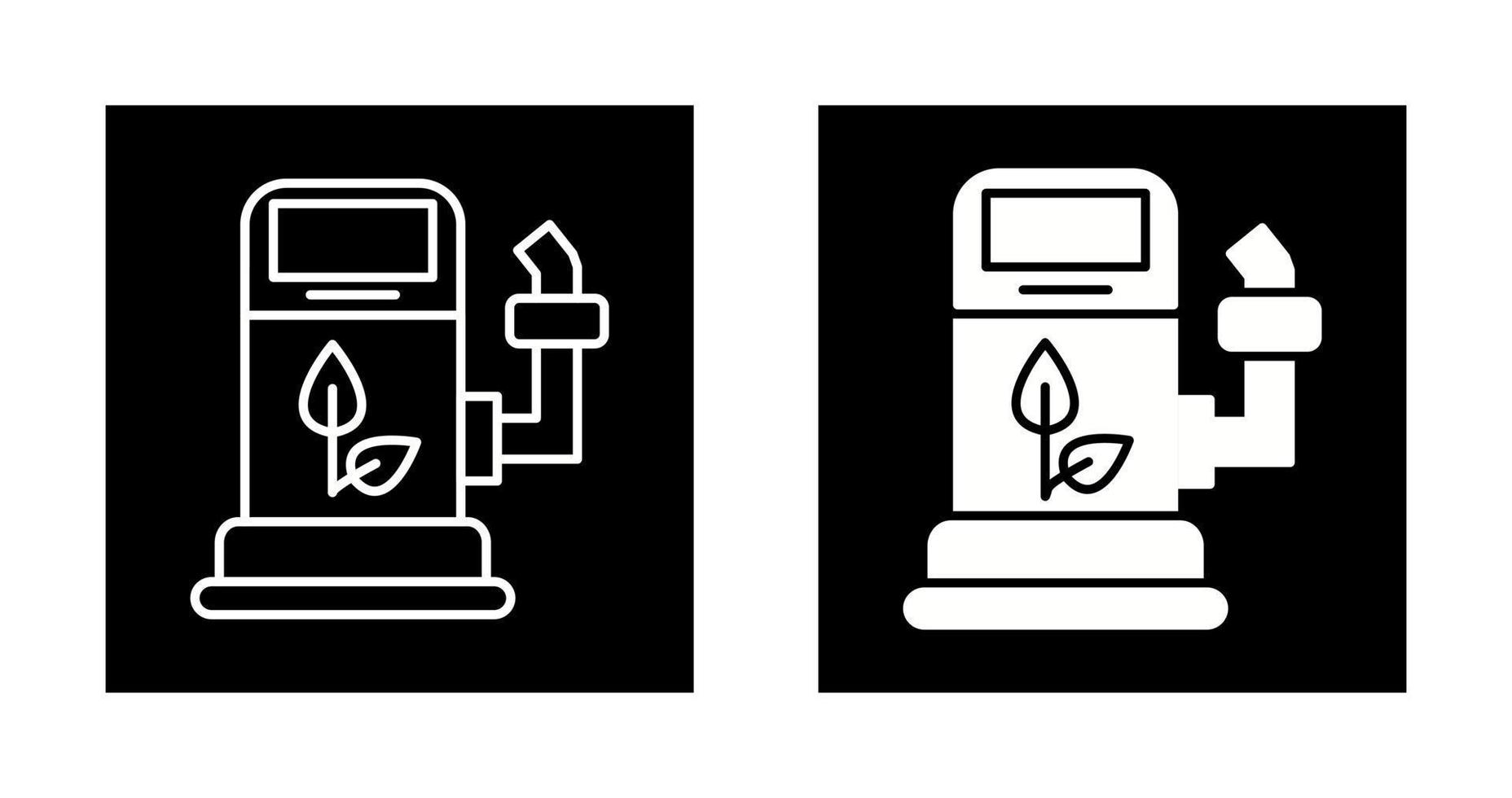 icono de vector de combustible ecológico