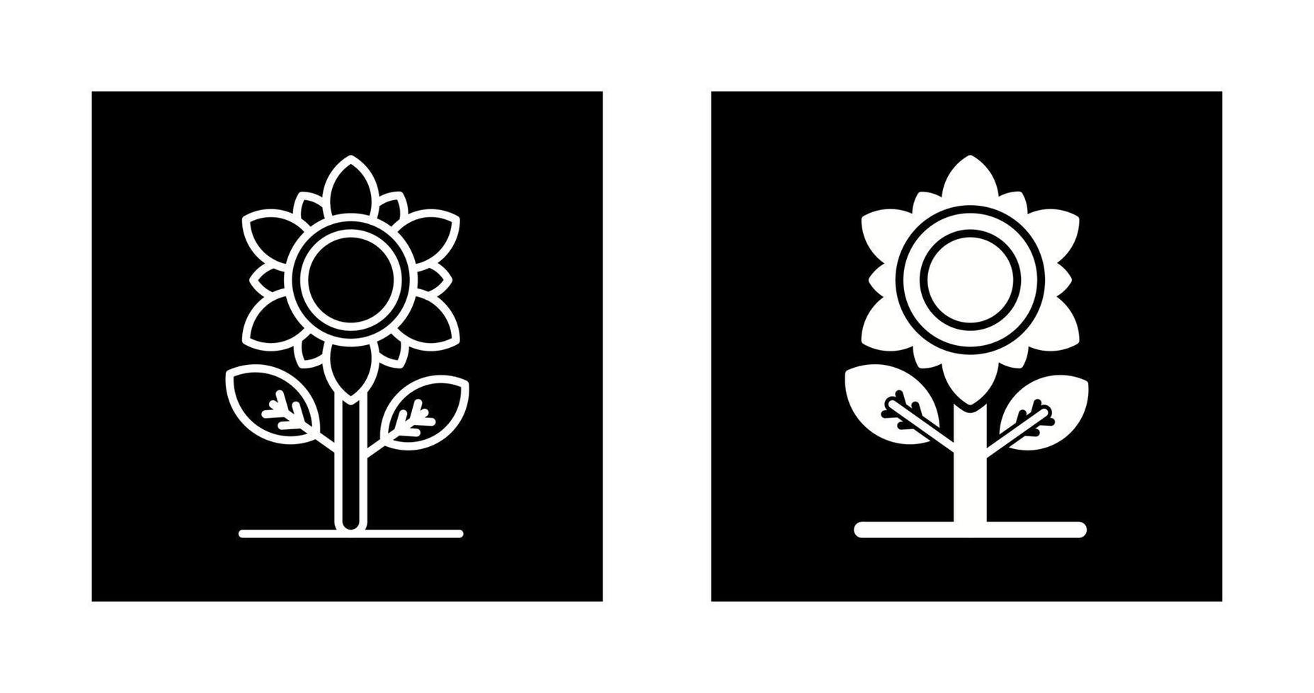 Sunflower Vector Icon