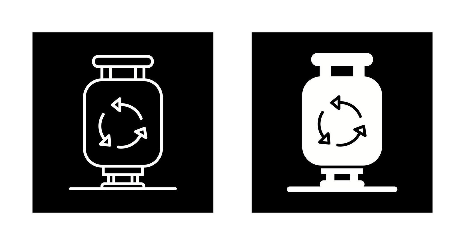 Gas Cylinder Vector Icon