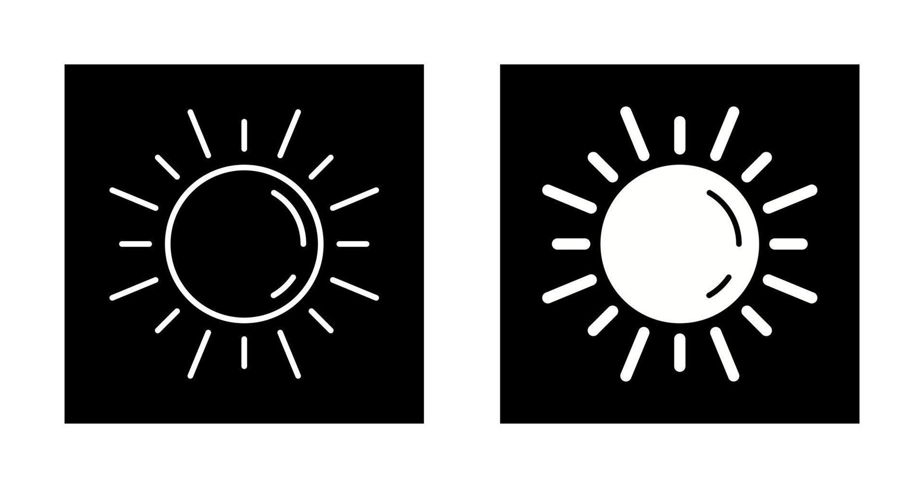 Sun Vector Icon