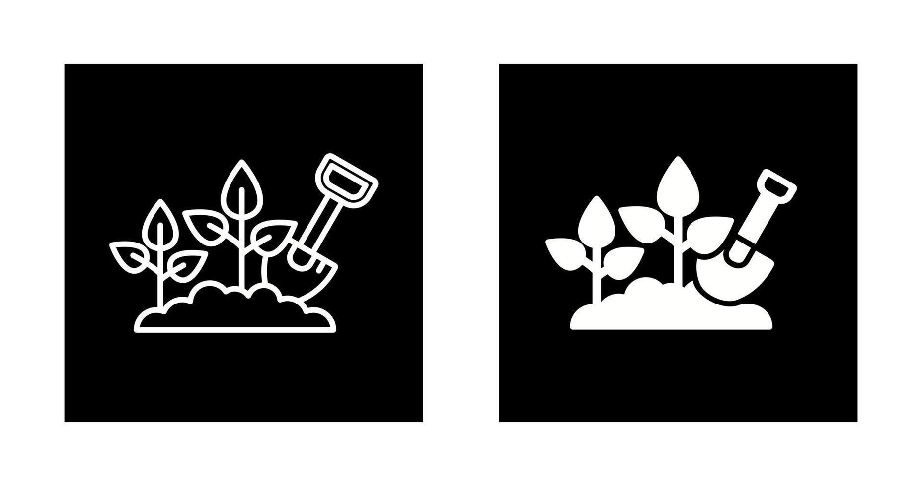 icono de vector de jardinería