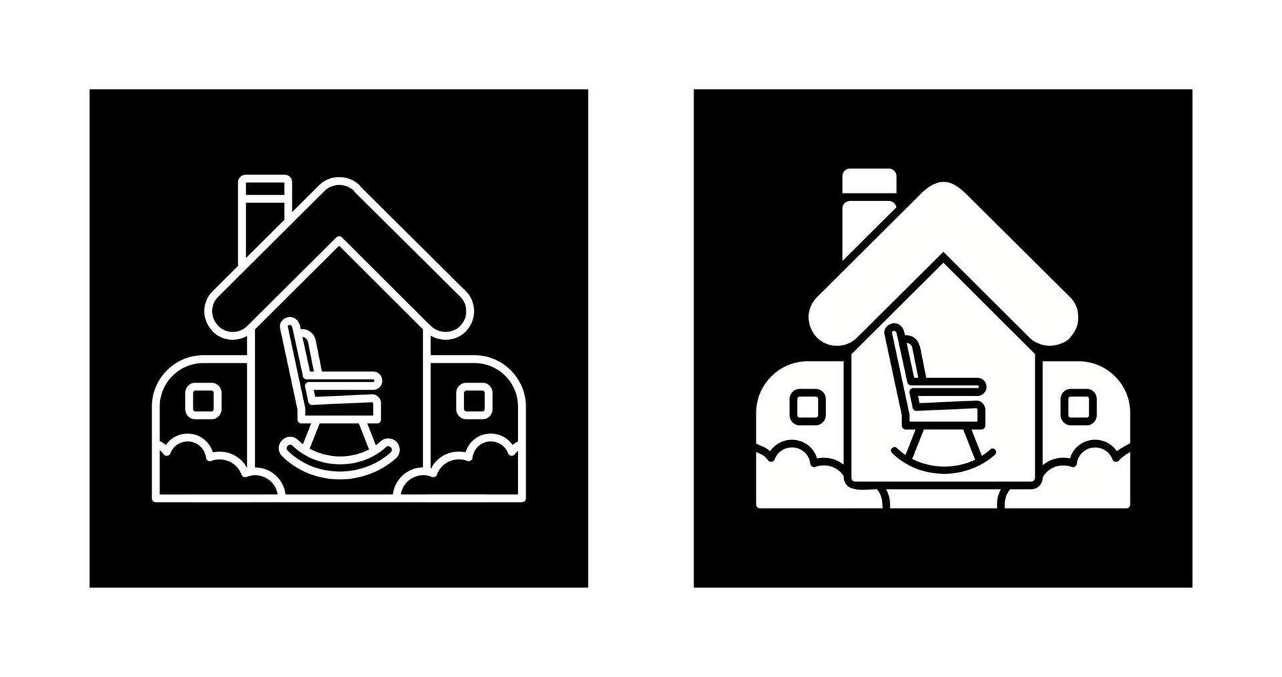 Retirement Home Vector Icon