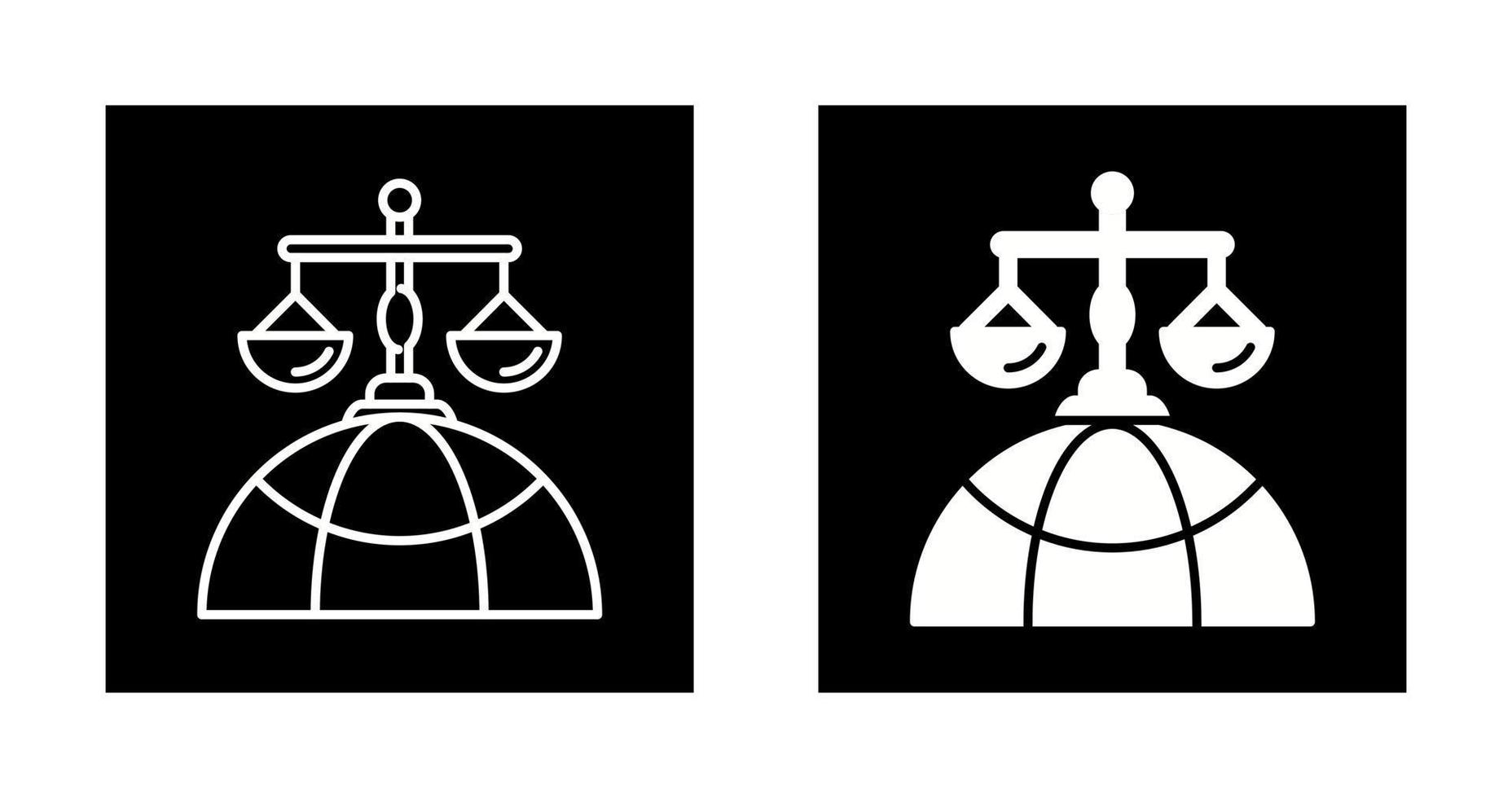 International Law Vector Icon