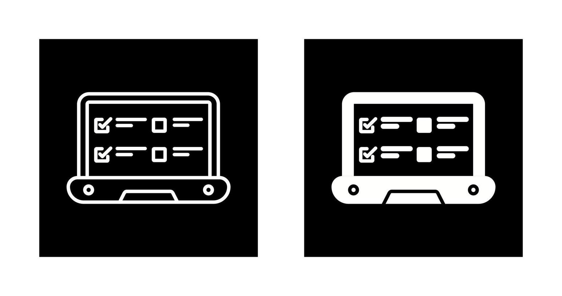 Online Exam Vector Icon