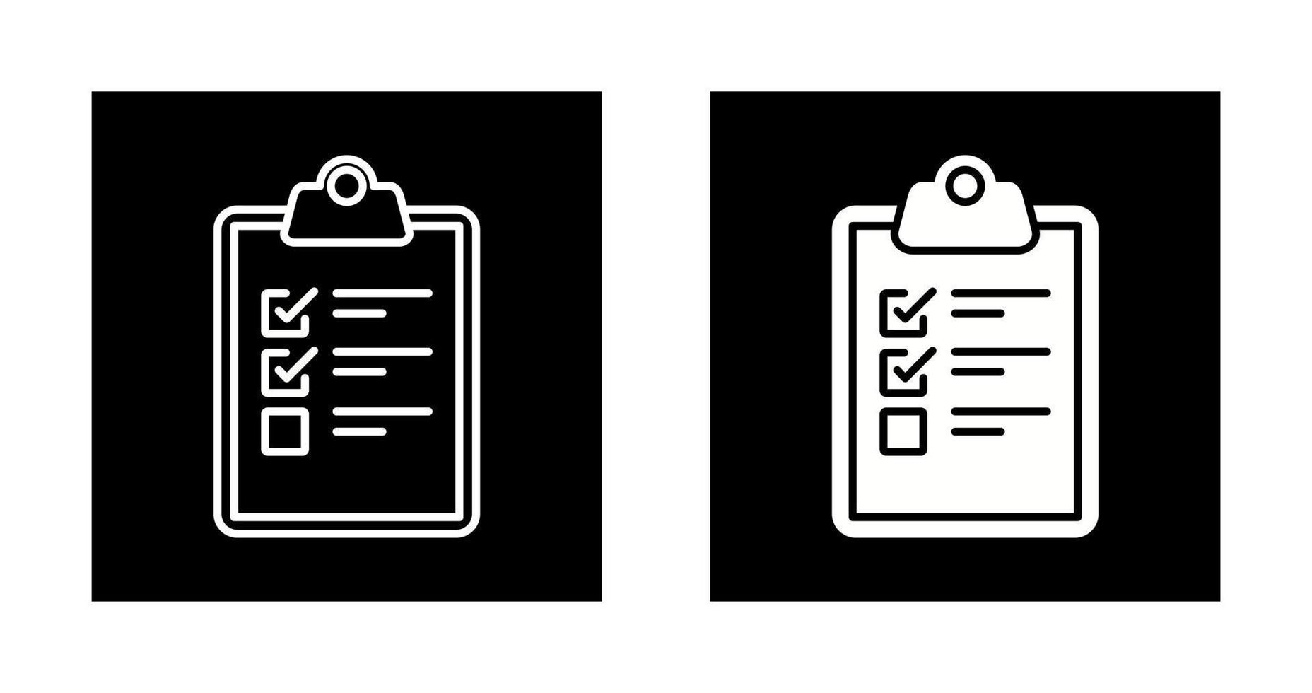 Checklist Vector Icon