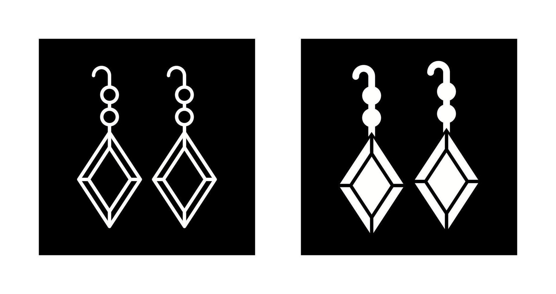 Earrings Vector Icon