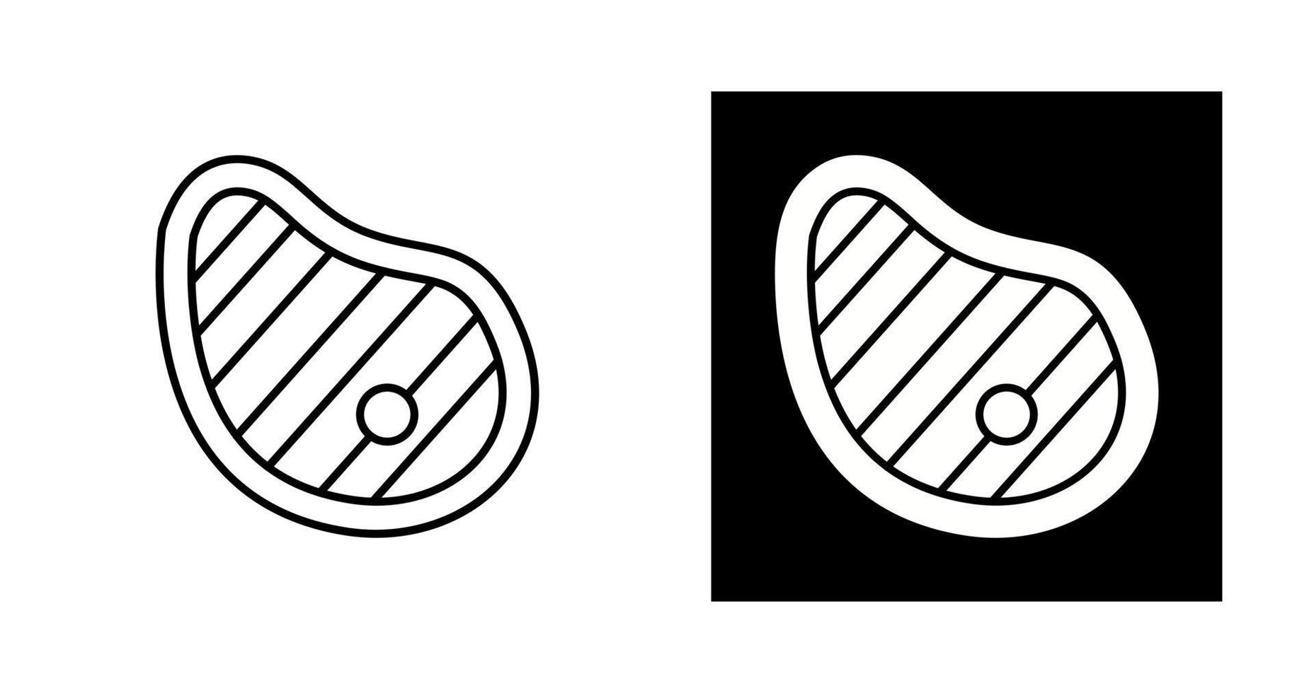 Steak Vector Icon