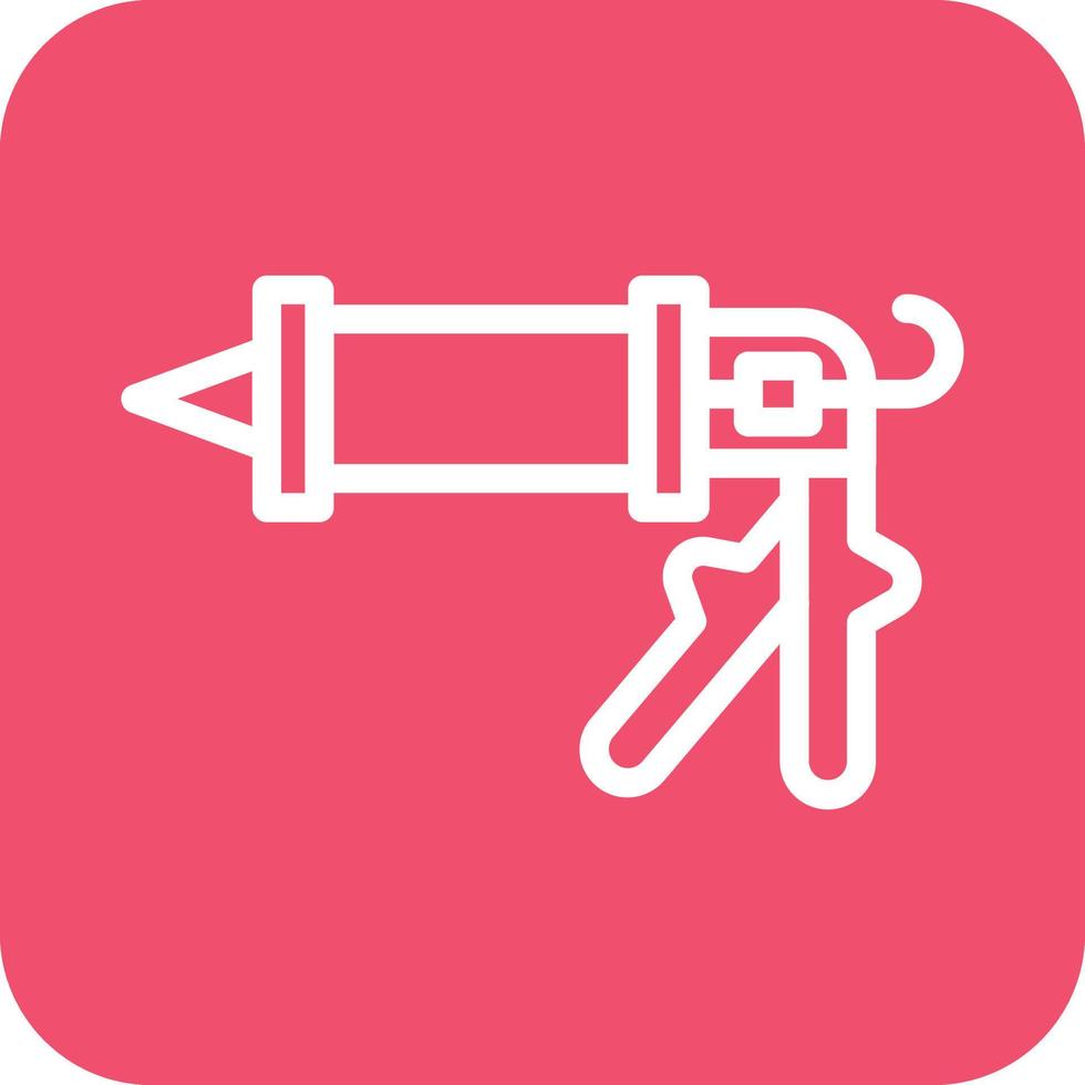 Caulking Gun Icon Vector Design