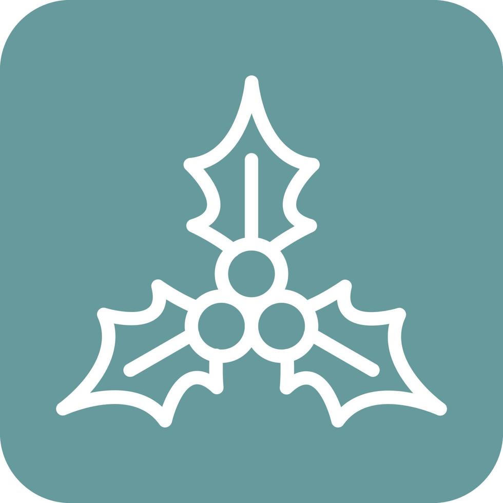 Mistletoe Icon Vector Design
