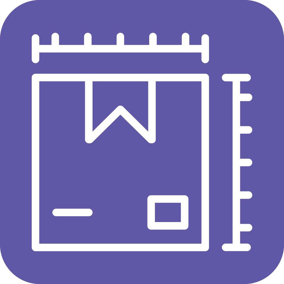 Parcel Size Icon Vector Design