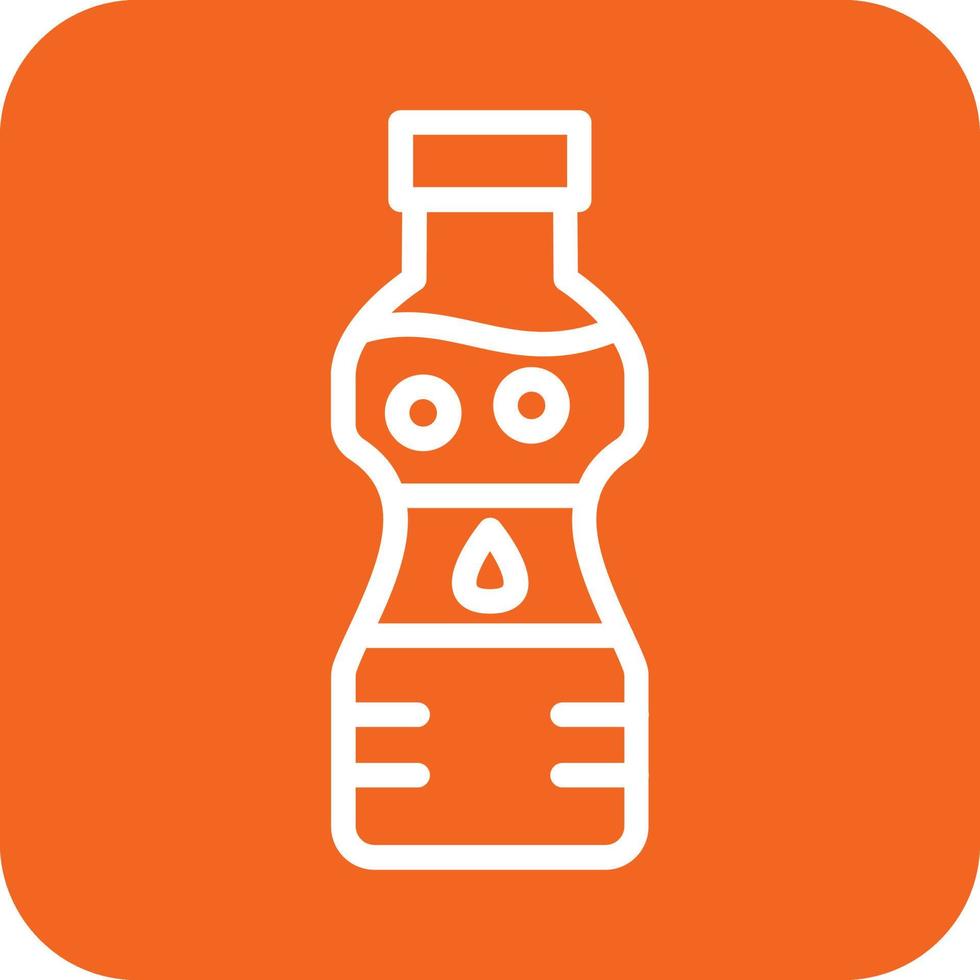 agua botella icono vector diseño
