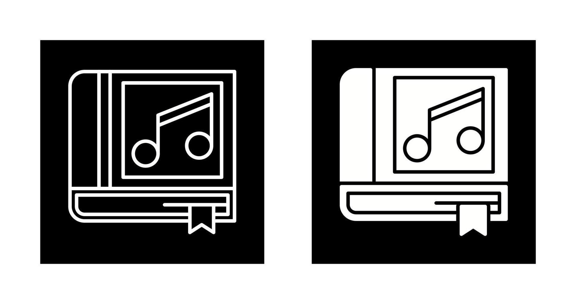 Music Book Vector Icon