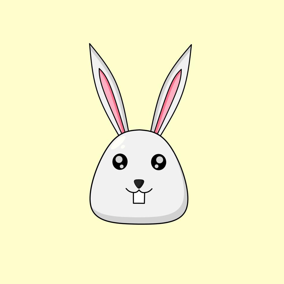 Illustration vector graphic of face bunny rabbit