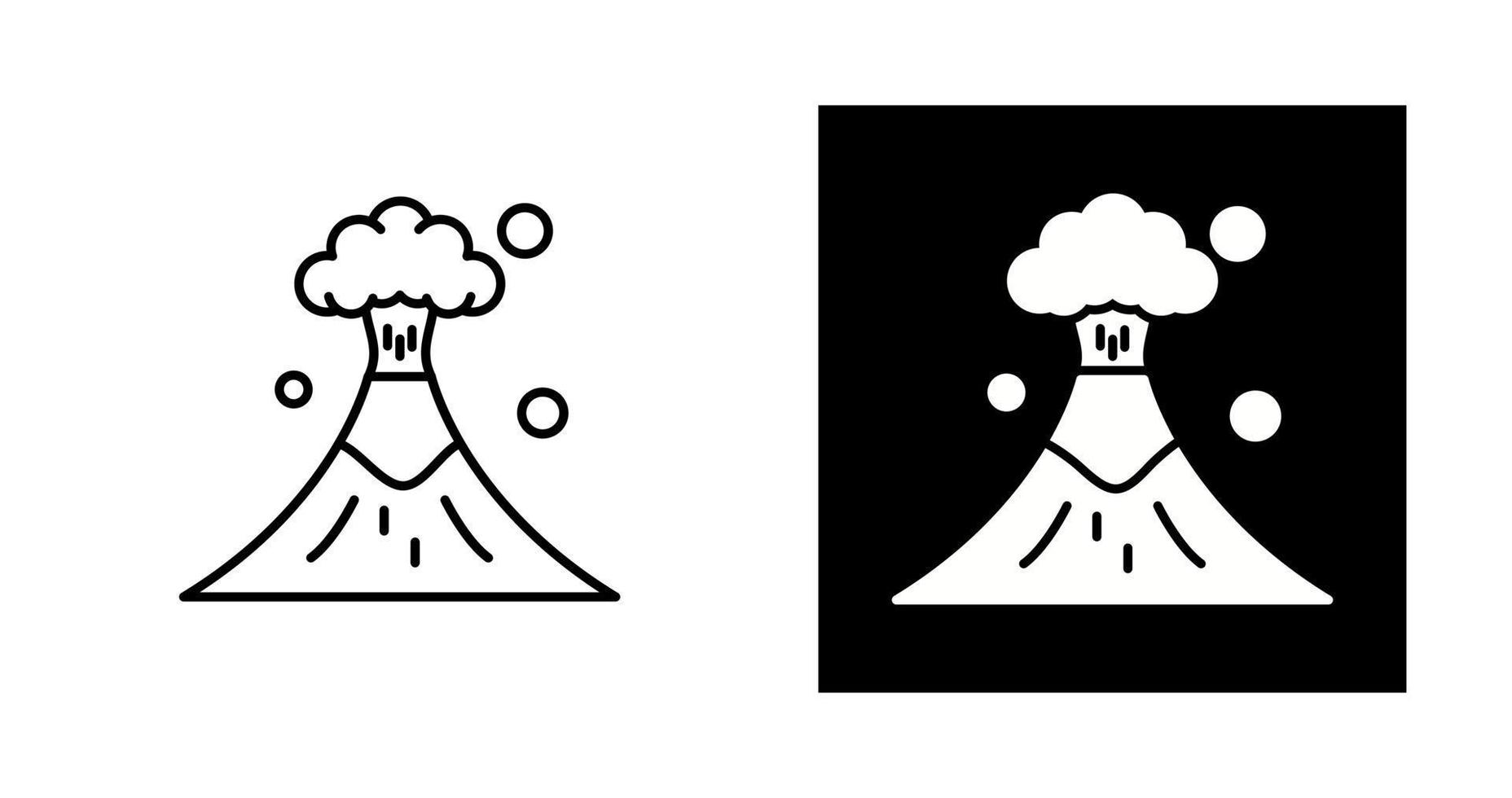 Volcano Vector Icon