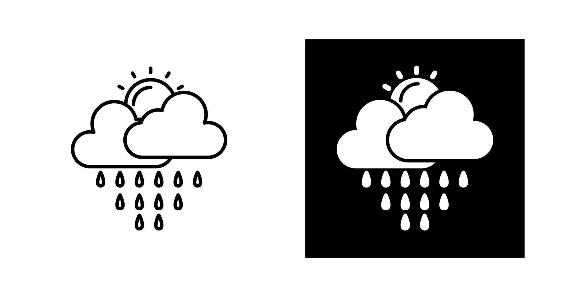 Rain Vector Icon