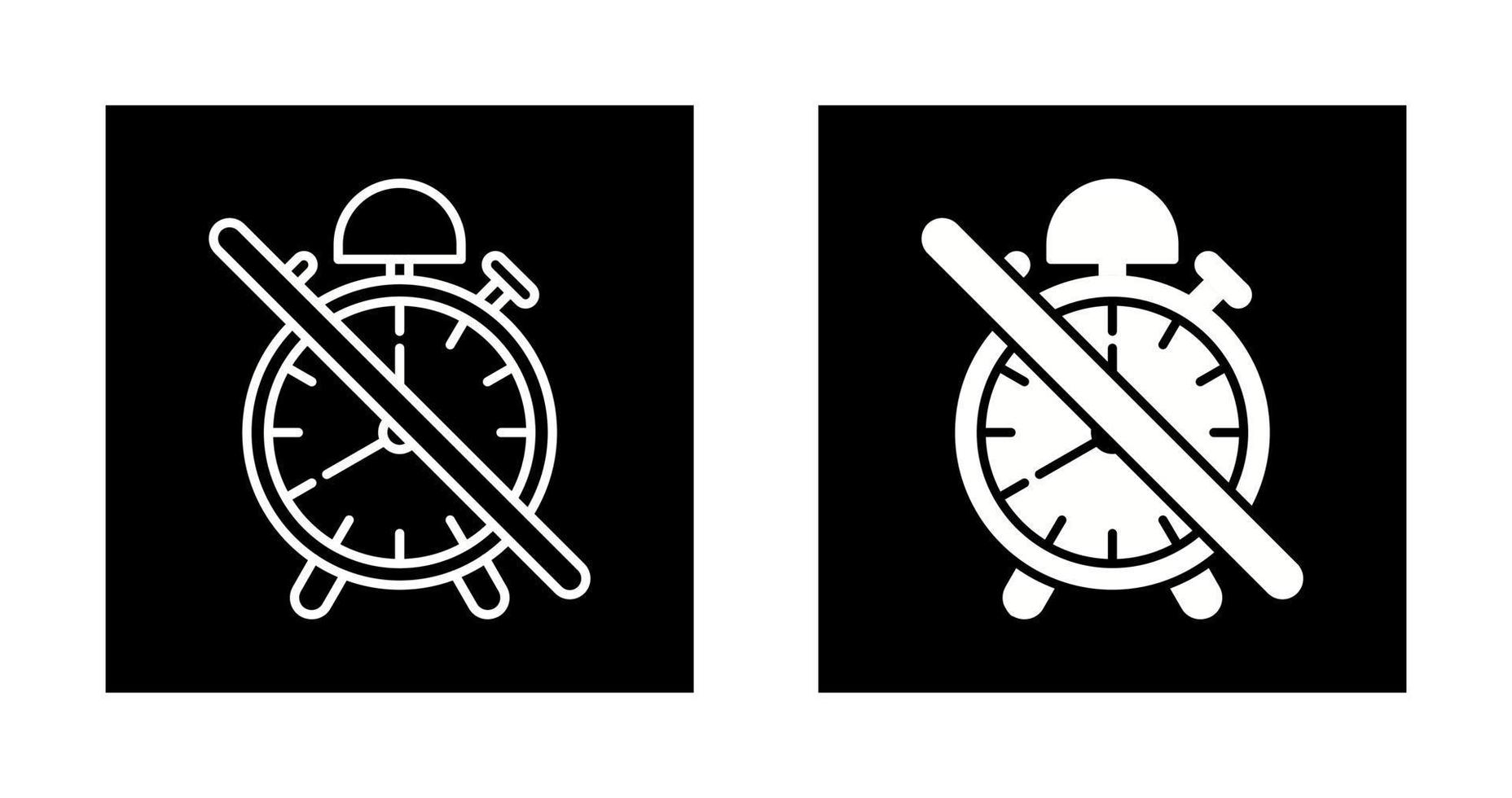 No Alarm Vector Icon