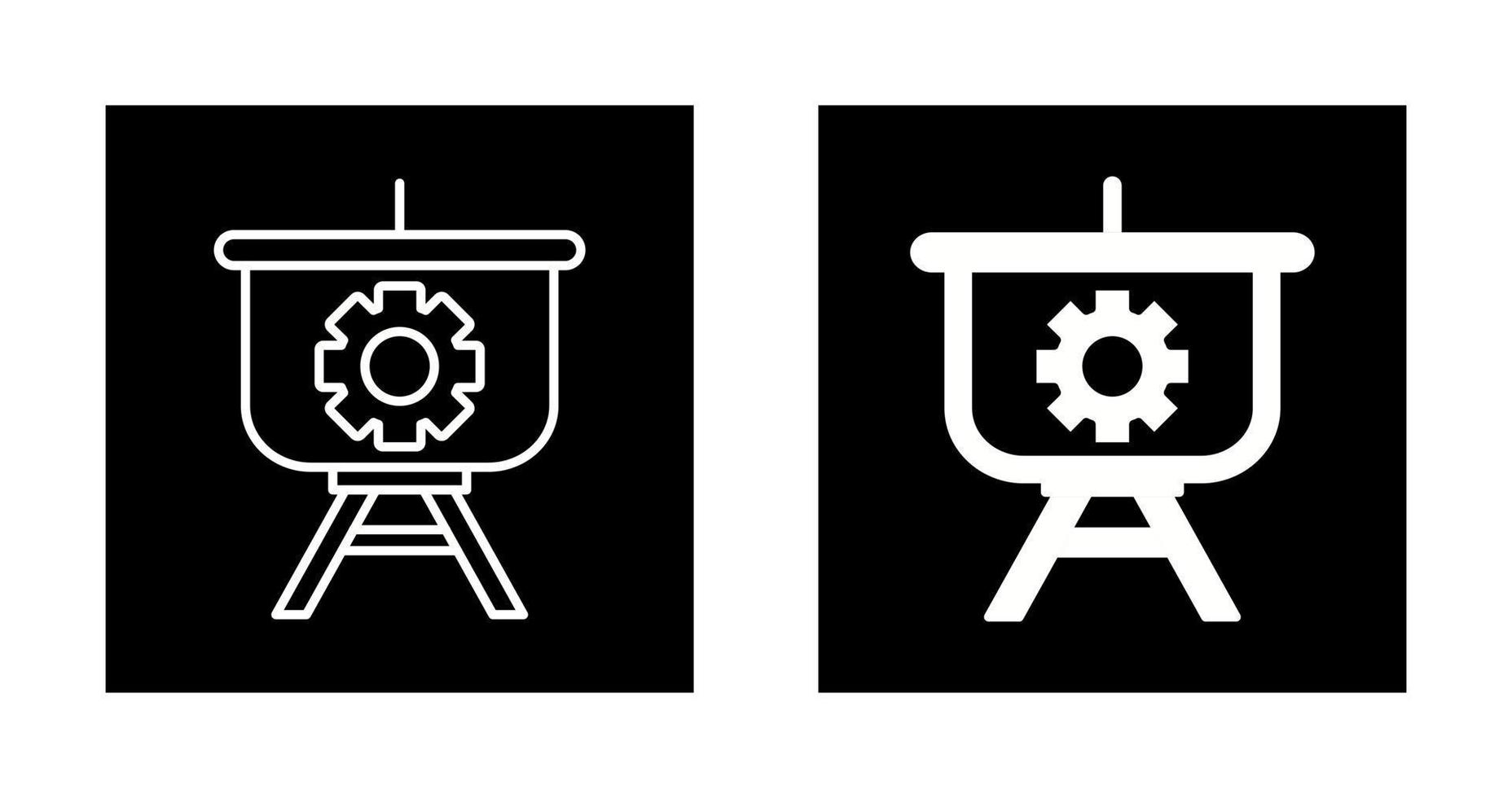 Setting Presentation Vector Icon