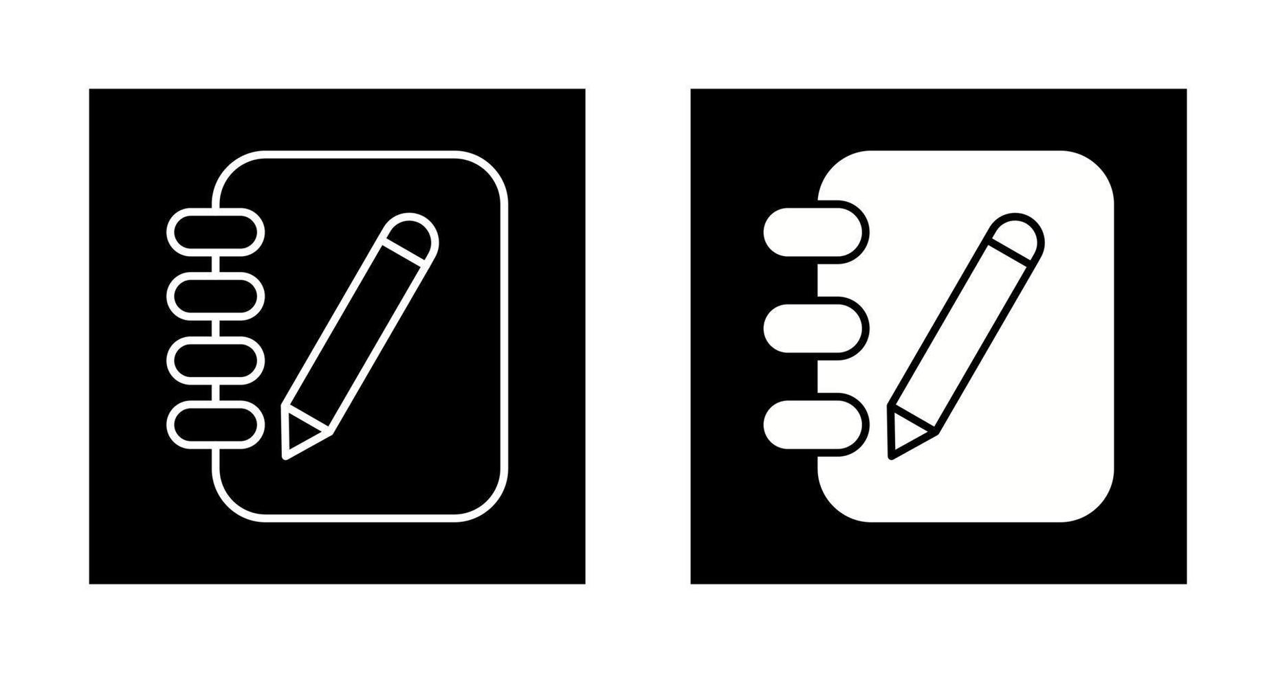 Notebook Vector Icon