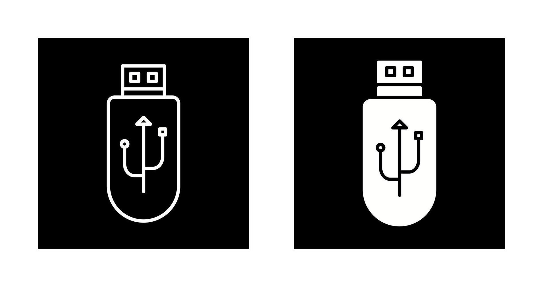 icono de vector de unidad usb