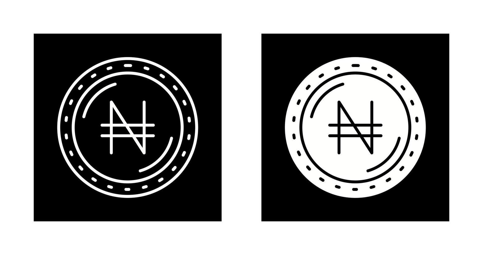 Naira Currency Vector Icon