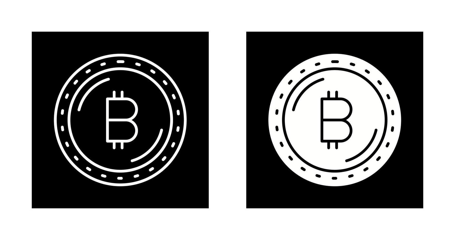 Bitcoin Currency Vector Icon