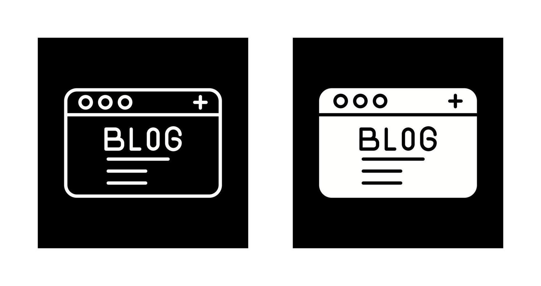 Blog Vector Icon