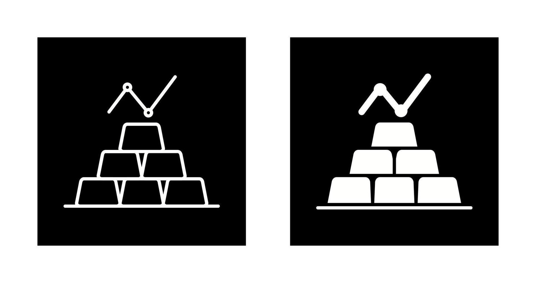 Gold Ingots Vector Icon