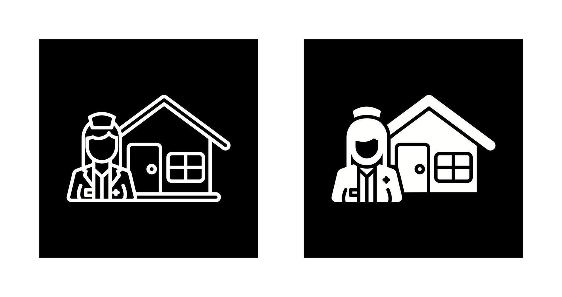 Nursing Home Vector Icon