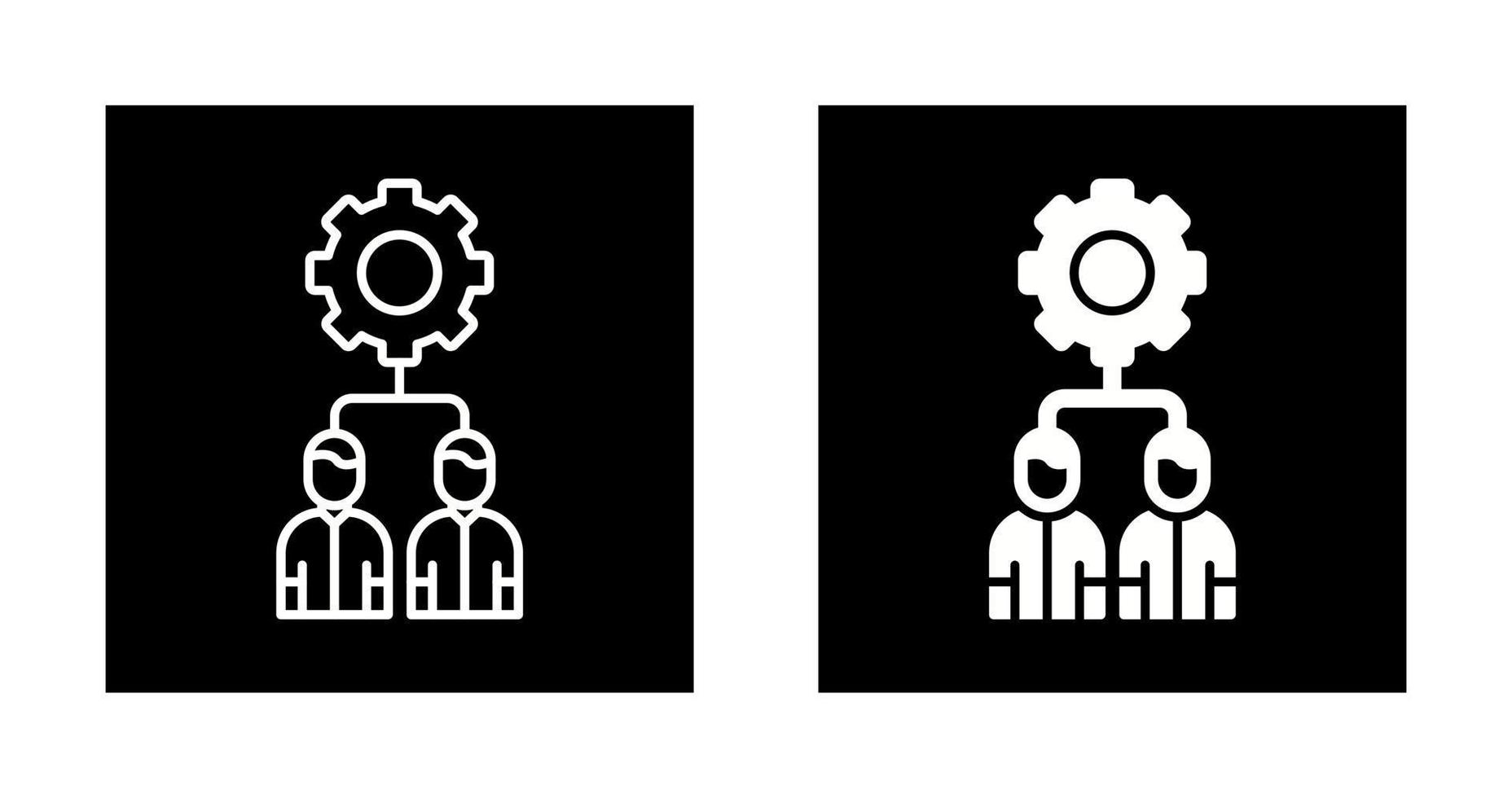 Team Management Vector Icon