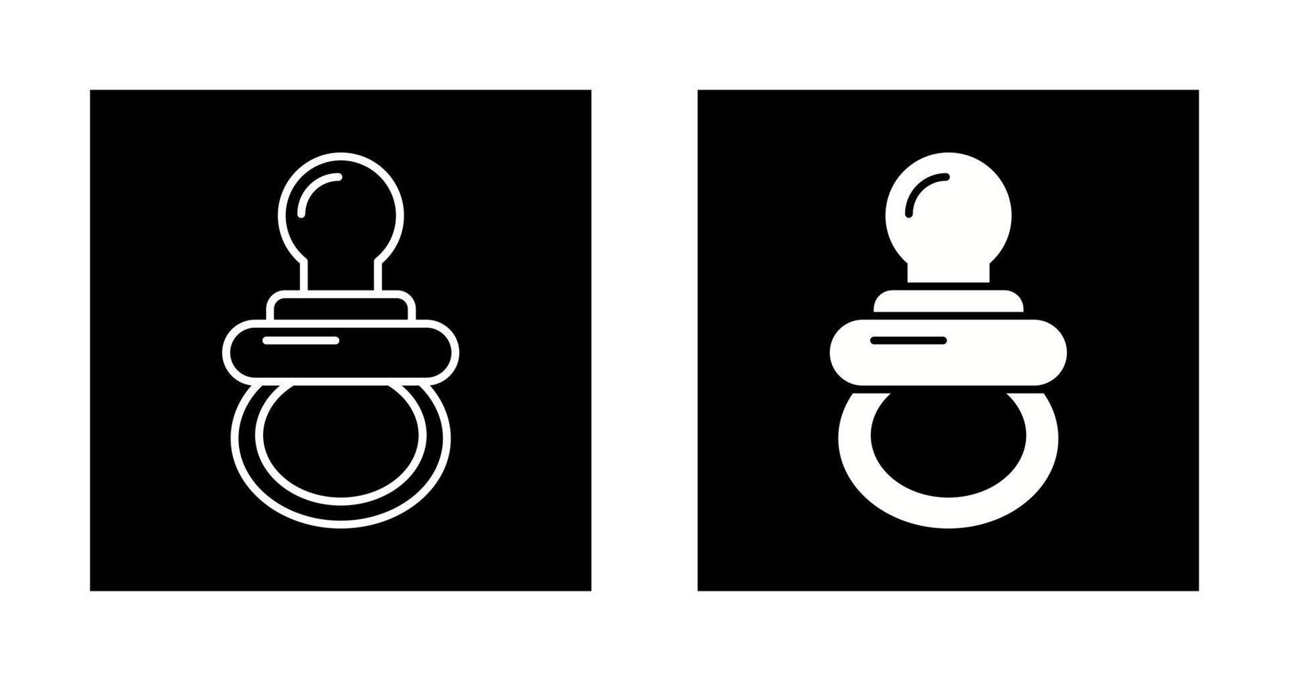 Pacifier Vector Icon