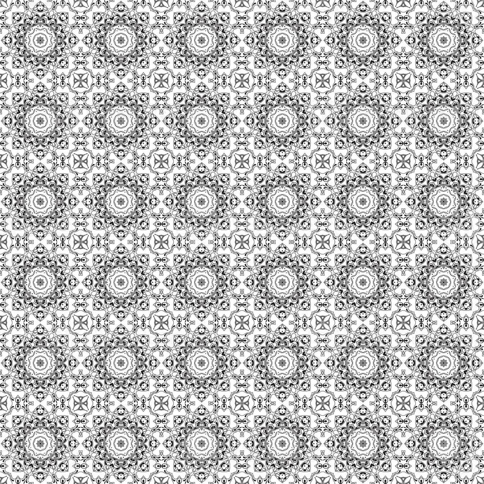 Classic batik seamless pattern background geometric mandala wallpaper. elegant traditional floral motif photo