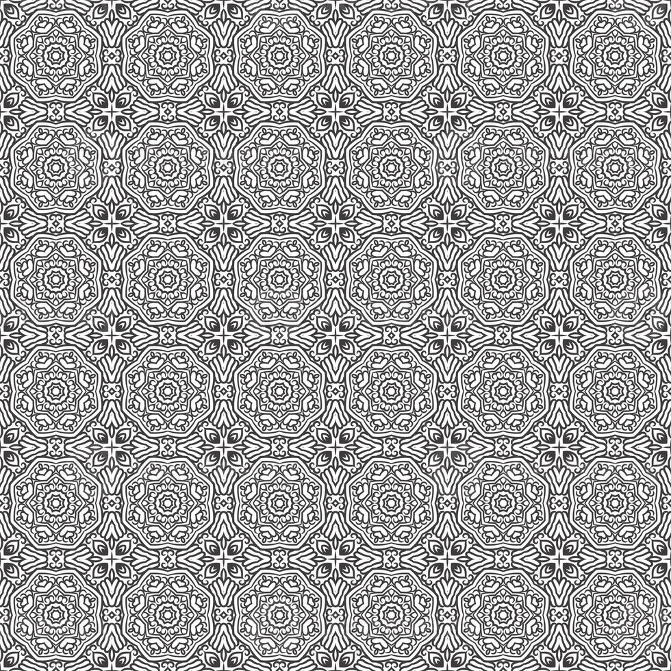 Classic batik seamless pattern background geometric mandala wallpaper. elegant traditional floral motif photo